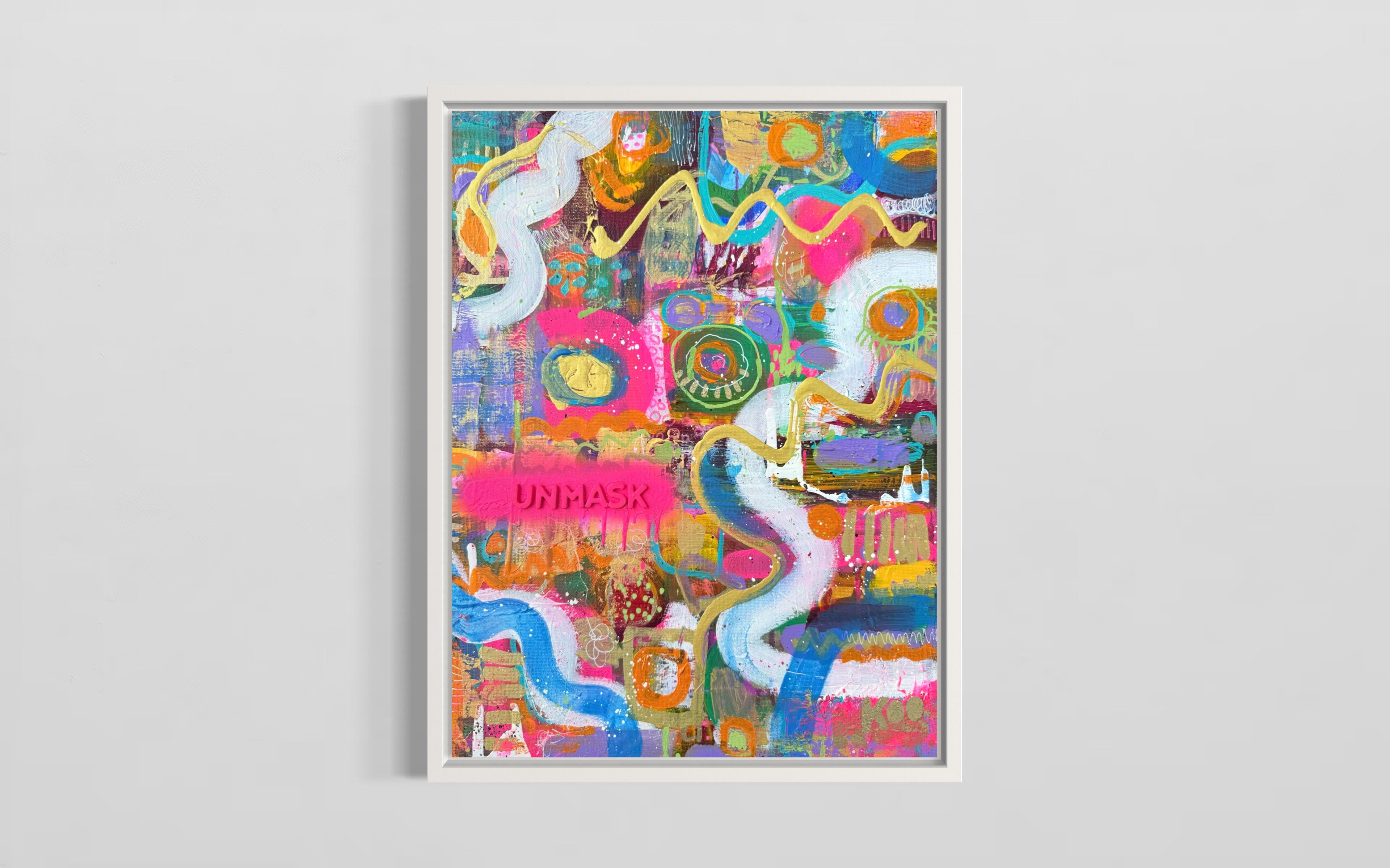 Unmask - Original painting on canvas