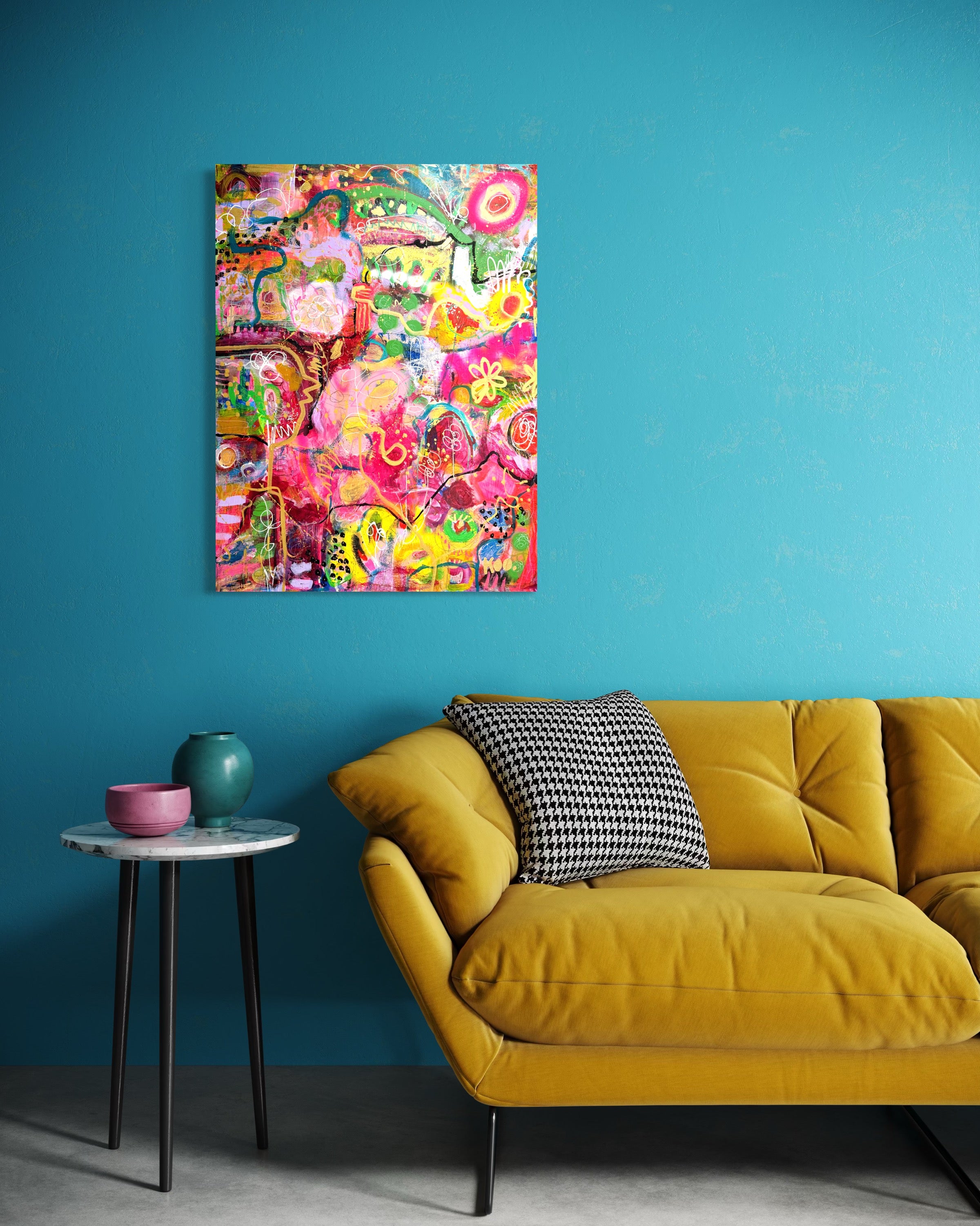Pattern Perception - Original abstract painting