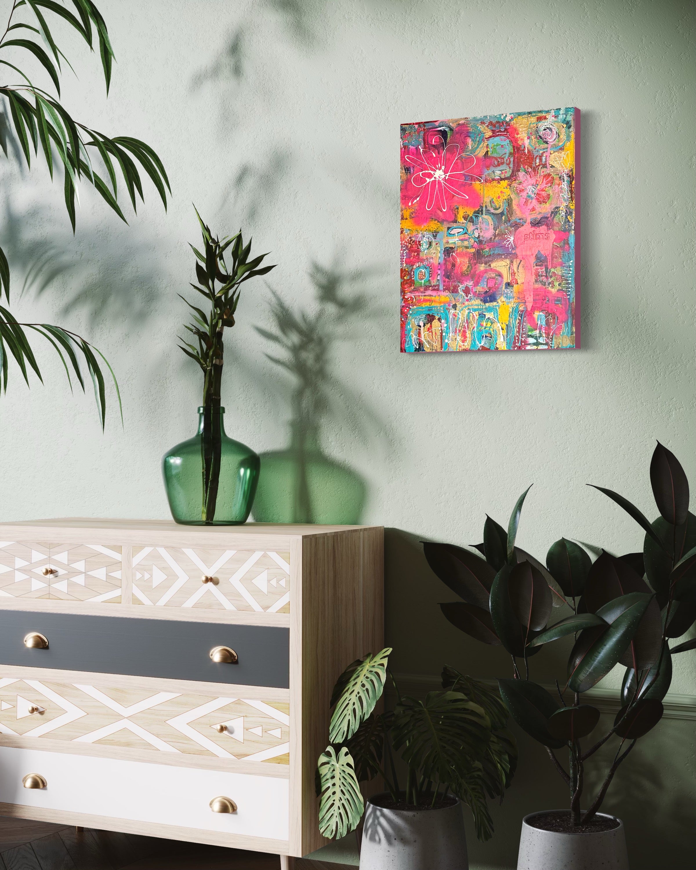 STIMS - Original abstract painting