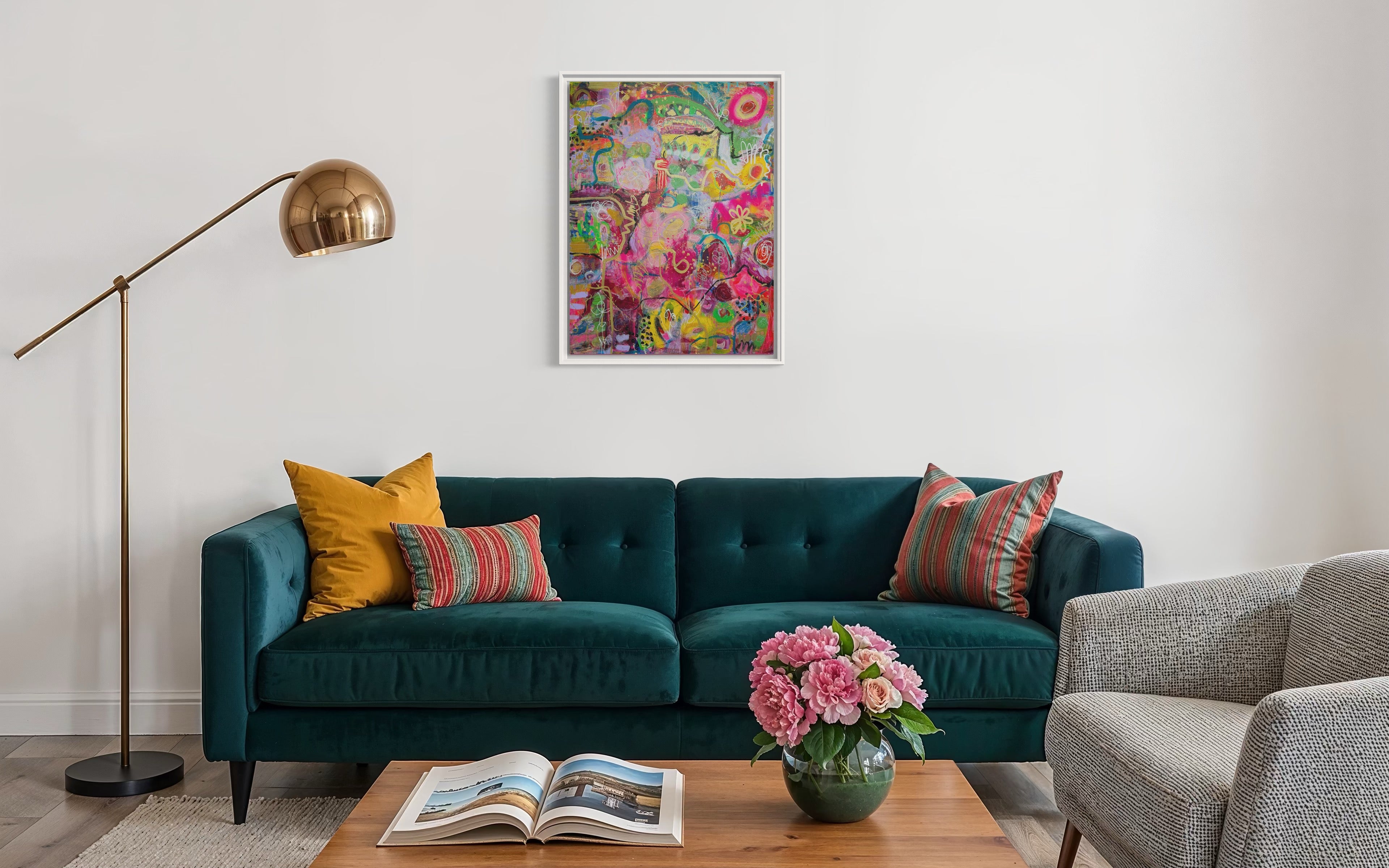 Pattern Perception - Original abstract painting