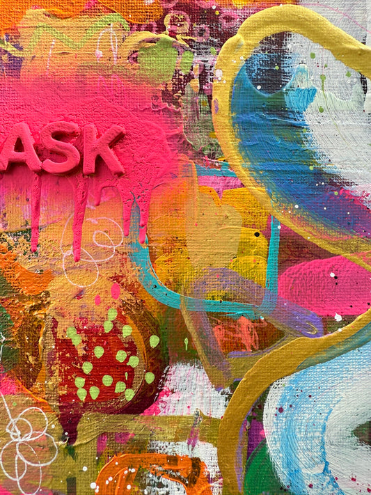 Unmask - Original painting on canvas