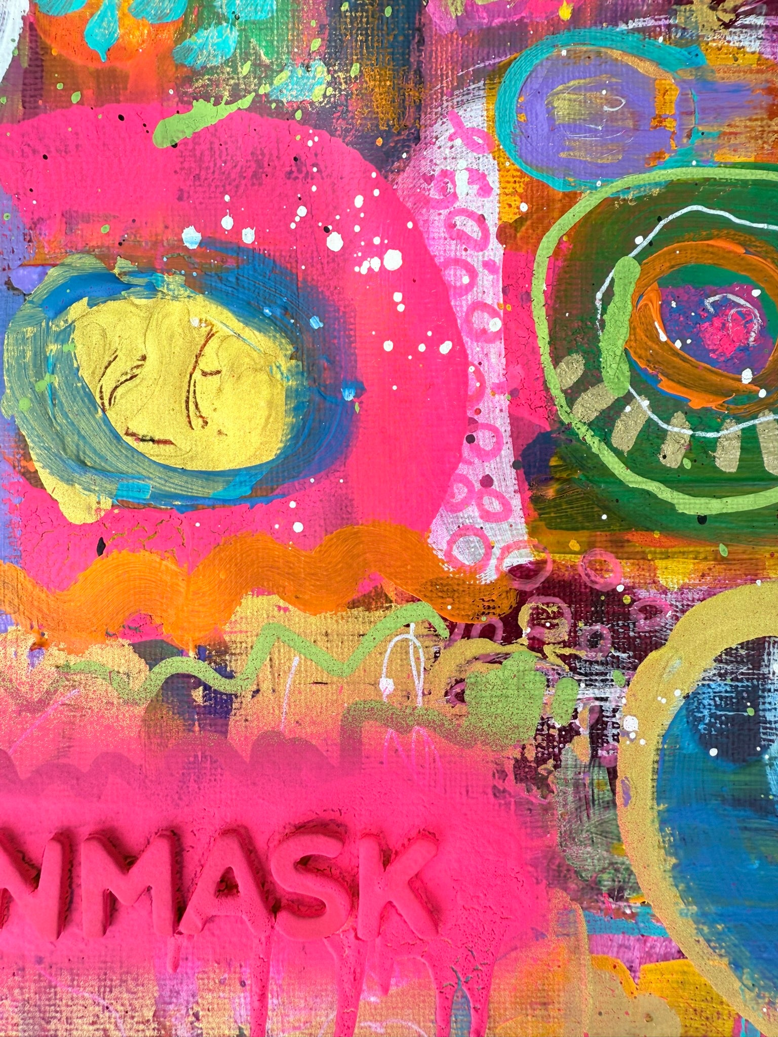 Unmask - Original painting on canvas