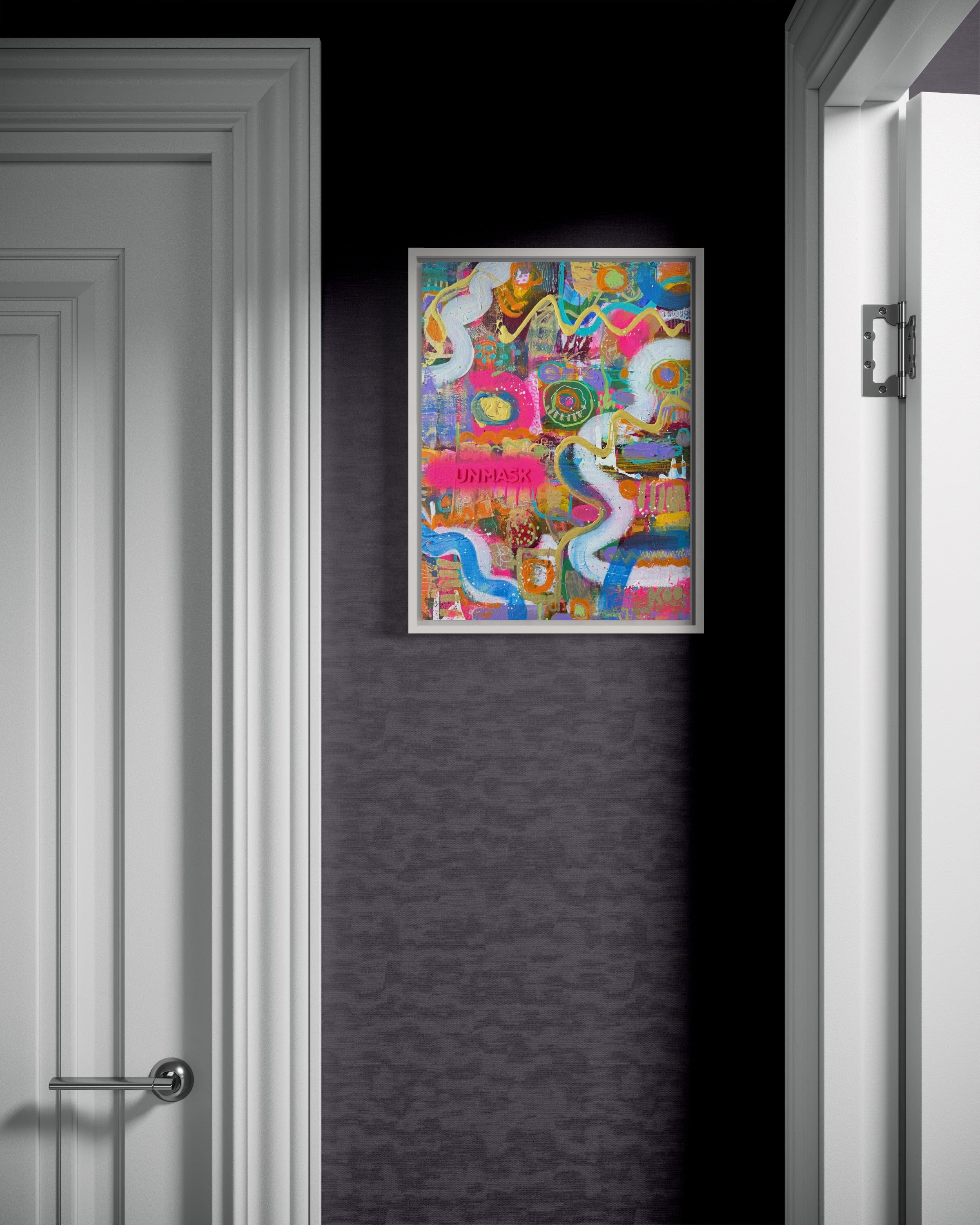 Unmask - Original painting on canvas