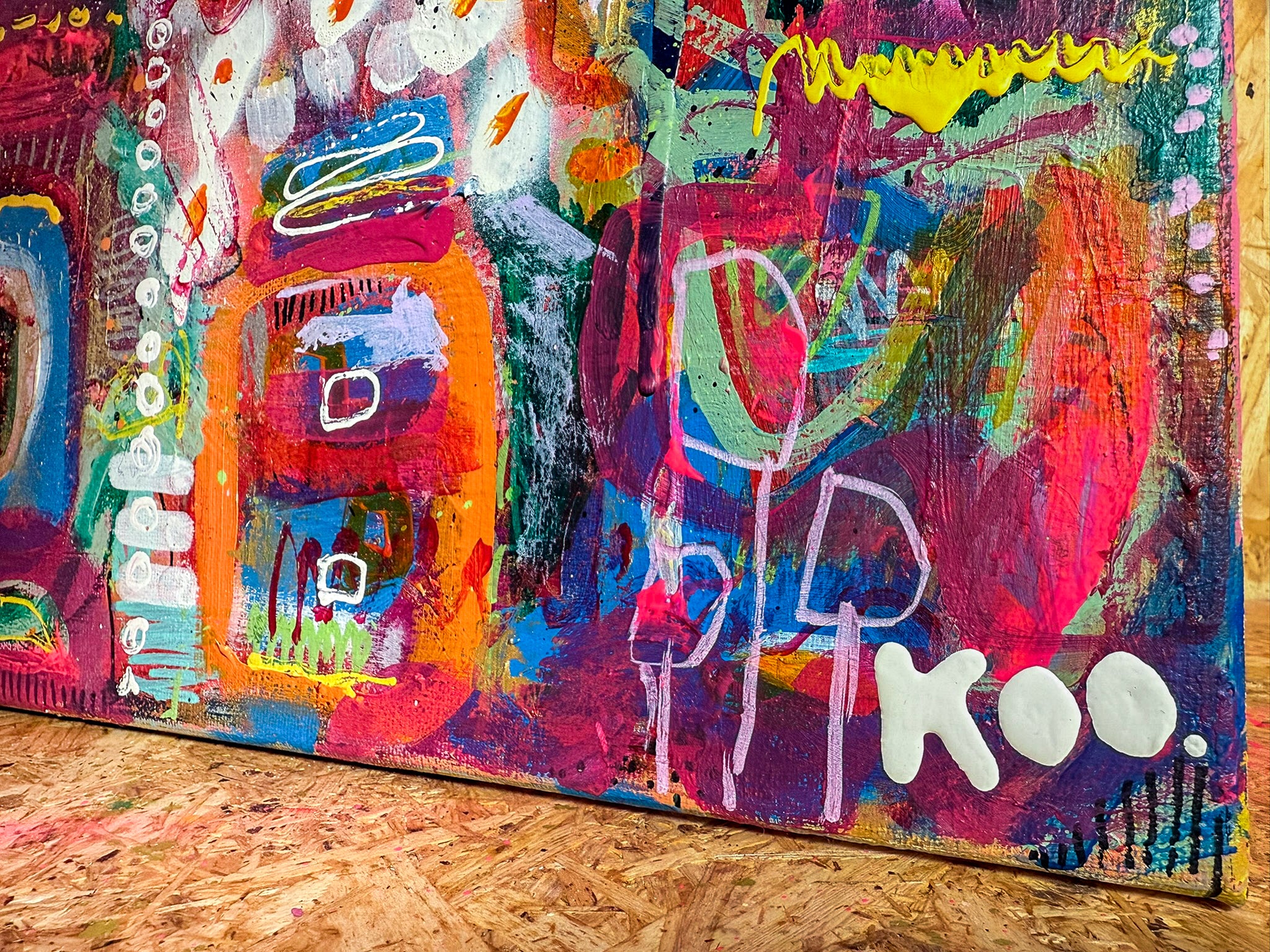 Sensory - Original painting on stretched canvas