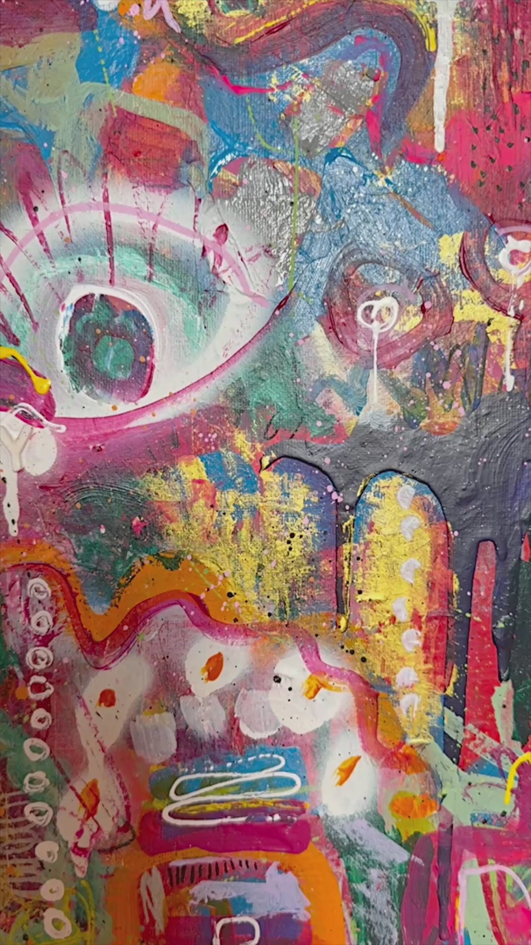 Sensory - Original painting on stretched canvas