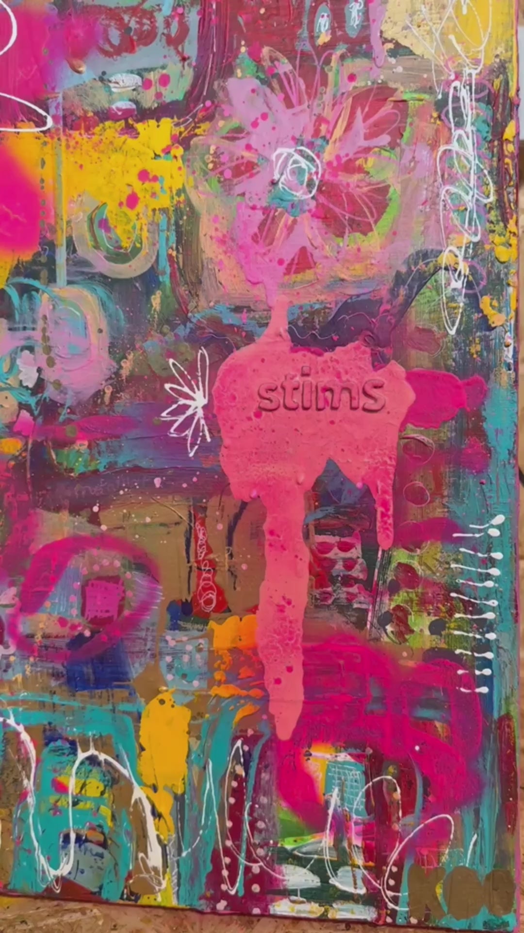 STIMS - Original abstract painting
